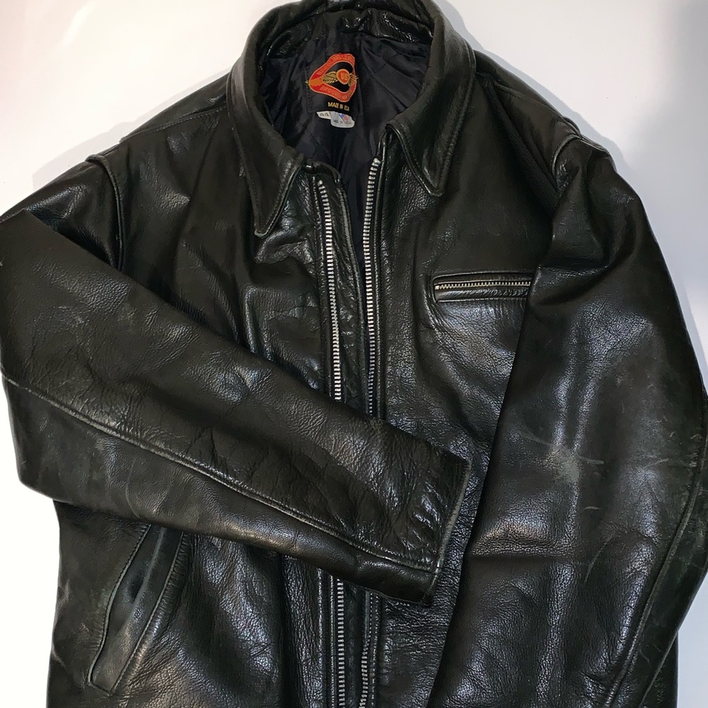 Leather jacket
